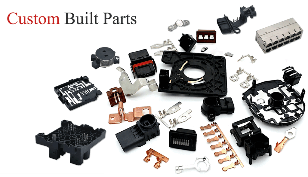 terminal,connector,catalogue products,custom products,2k moulding,pressfit